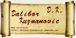 Dalibor Kuzmanović vizit kartica
